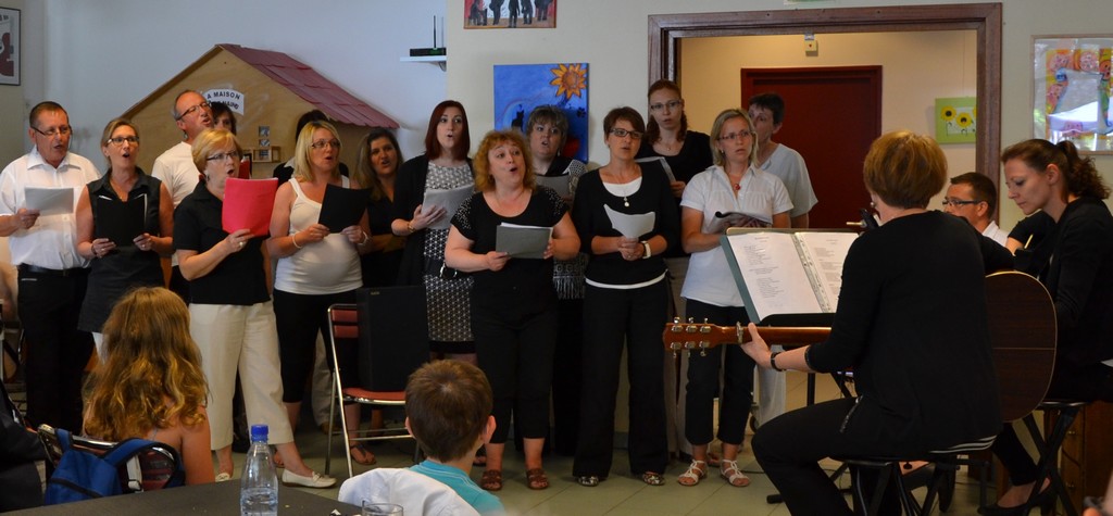 La Chorale du Bâtiment administratif.